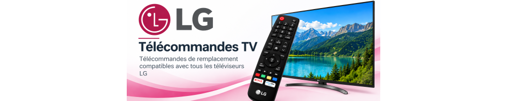 Télécommande TV LG de remplacement | Passion-Electro