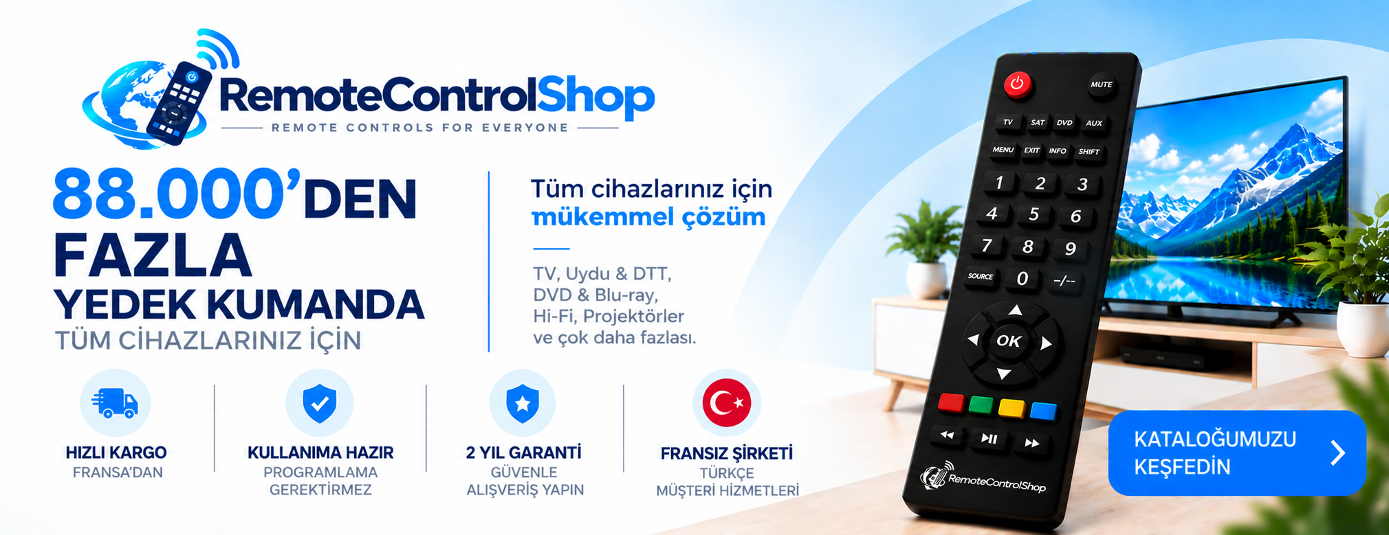 88.000'den fazla referans • Kullanıma hazır • 2 yıl garanti • Fransa'dan gönderim
